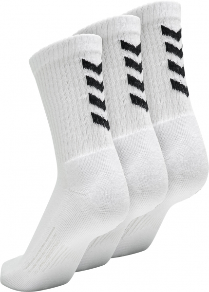 Hummel 3er Pack Sportsocken Fundamental - Weiß